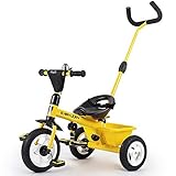 ➤Seguro y resistente: Certificación CE, todos los materiales y el diseño son seguros para los niños. Los triciclos para niños SLC utilizan un manillar antideslizante, ruedas duraderas, un marco de acero resistente y una estructura triangular estable para garantizar la comodidad y la seguridad. 3 ruedas proporcionan una conducción segura para sus hijos