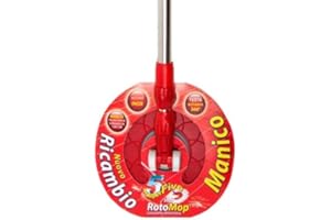 Glooke Selected SP-562551 Rotomop Ricarica Kit 360, Manico e Testa Rotante