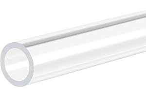 sourcing map 2 szt. przezroczysta sztywna rura akrylowa 11 mm ID x 15 mm OD x 305 mm rura okrągła