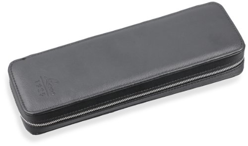 Laco 1925 Men's Automatic Watch with Black Dial Analogue Display and Black Leather Strap 861760