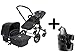 Bugaboo Cameleon3 Complete Stroller 2015, Black/Black + Bugaboo Cup Holder by Bugaboo Strollers