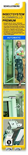Preisvergleich Produktbild Schellenberg 50829 Insektenschutz-Klemmrollo Tür 160 x 225 cm braun
