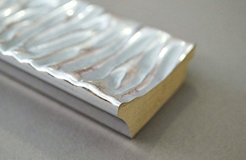 Spiegel Wandspiegel Badspiegel Flurspiegel Garderobenspiegel – Über 200 Größen – Bologna Silber 6,2 – Größe des Spiegelglases 60 x 130 – Wunschmaße auf Anfrage – Antik, Barock - 7
