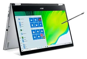 Acer Spin 3 Convertible Laptop with Active Stylus Pen (10th Gen Intel Core I3/ 8GB /256GB SSD /Intel UHD Graphics/ Windows 10 Home) | SP314-54N