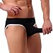 Produktbild Herren Boxershorts,Beikoard Männer Badehosen Sexy Unterwäsche Strings Slips Boxer Briefs Herren Boxer Slip Shorts Ausbuchtung Pouch Unterhosen (XL, Schwarz)