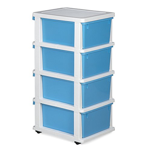 Buy Nilkamal Chester 24 Series Plastic Four Drawer Cabinet