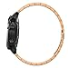 Produktbild Hunpta Mesh Mailänder Edelstahlarmband Band Gurt für Garmin Fenix 5 (Rose Gold)