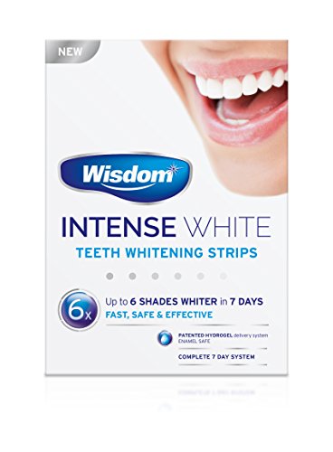 Wisdom Intense White - Teeth Whitening Strips (6 Shades Whiter in 7 Days)