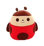 Moolecole Nette Marienkäferkissen Kissenschaumpartikeln vorhanden Toy Dolls Pillow Kinder Geschenk