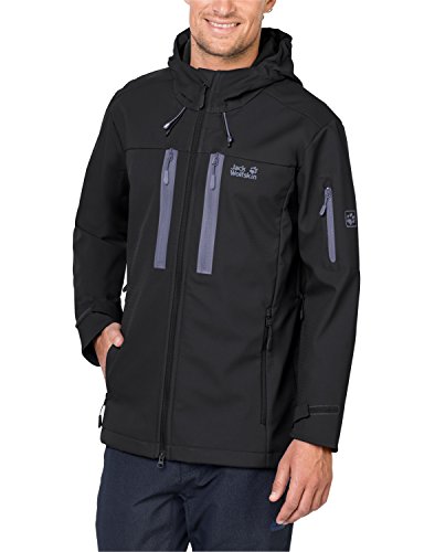 Jack Wolfskin Herren Northern Star Softshelljacke, Black, L