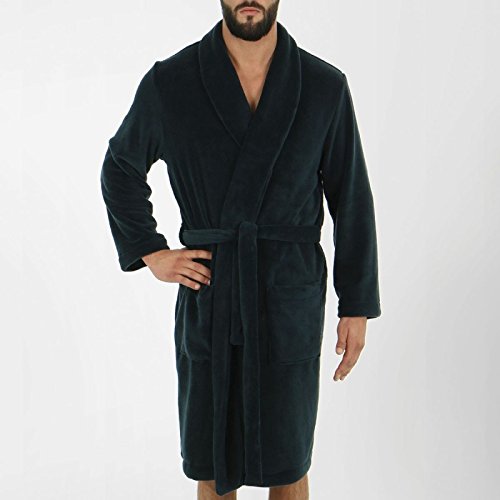 Preisvergleich Produktbild Eminence Herren Bademantel Gr. Medium, grau
