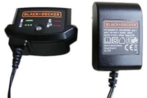 BLACK+DECKER Black & Decker BDCJS18 GLC1823 MT218 ST1823 STC1820 - Cargador de batería