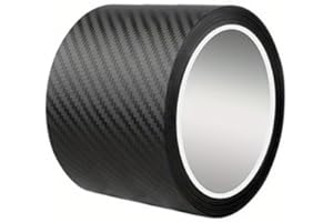 3-Meter3D Carbon Fiber Sticker Car Threshold Protective Film Anti Scratch Waterproof Matte Black Nano Sticker for Car Body (7cm)