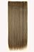 Fashion Long Straight Curly Wavy One Piece 5Clips Clip in Hair Extension Extensions Half Full Head Womens Ladies Black Brown Blonde (26 inches, Dark Brown mix Ash Blonde)