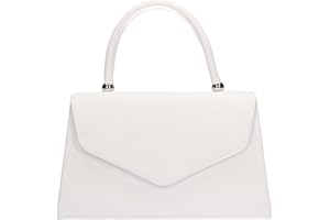 SwankySwans Women's Kendall Suede Envelope Party Prom Clutch Bag Clutch