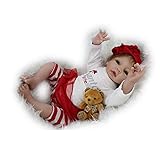 Ropa de muñeca: Hecha a mano, la muñeca se adapta muy bien, la ropa está incluida. La muñeca se ajusta a la ropa de 1-3 meses bebé, puedes comprar más ropa para ella
