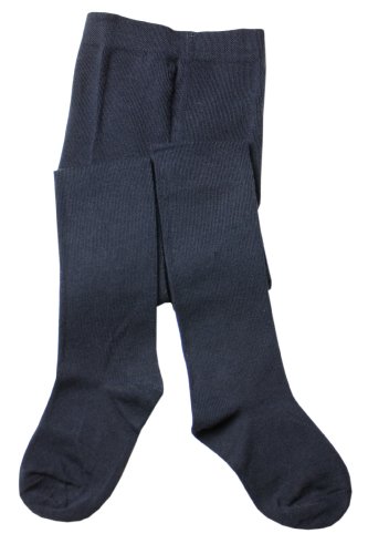 Weri Spezials Baby and Children Tights monotonous dark Blue: Size: 3-4 years (98/104)