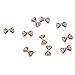 Imported 10pcs 3D Nail Art Tips Decoration Bowknot Rhinestones Manicure DIY Accessory RS.240.00