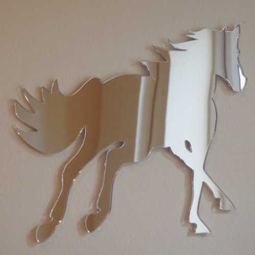Galoppierender Pferd Spiegel 20cm x 16cm - 2