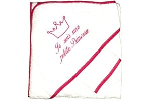 SUNDEER NISSANOU ® Serviette Cap Sortie de bain bébé idée cadeau naissance bébé maternité idée annonce de grossesse (fuchia)