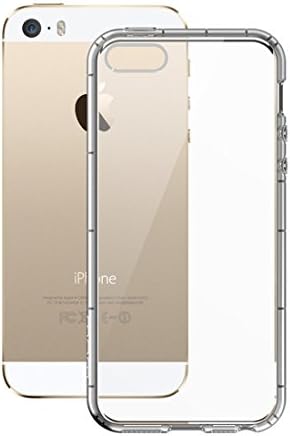 iPhone 5s / 5 / SE Case Crystal Clear Gel Transparent TPU Silicone Ultra Slim, Anti-Scratch &amp; Lightweight Premium Shockproof Bumper Case Cover