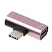 Produktbild Nysunshine dual typ c usb-c kopfhörer kopfhörer audio lade ladegerät adapter splitter konverter für xiaomi 6 6x 8 note3 mix 2 huawei mate 10 p20