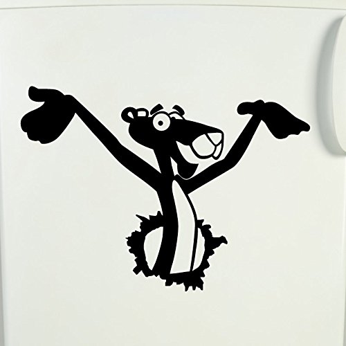Ambiance-Live Wandtattoo Pink Panther Reihe - 55 x 75 cm, Silber