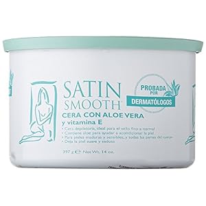 Satin Smooth Vitamin E Depilatory Wax with Aloe Vera - Image 3