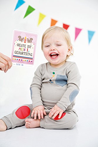 Milestone Baby Cards – Deutsche Version, 30 Karten im Set, einzeln verschweißt - 9