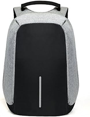 Multi-functional Backpack Waterproof Anti-theft Oxford Cloth Notebook Shoulder Bag College Student Bag for Outdoor Travel, Climbing (Gray)
