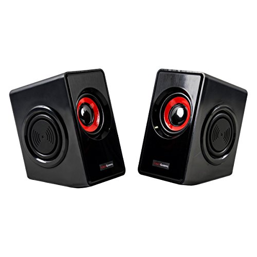 Mars Gaming MS1 - Altavoces Gaming para PC (10 W RMS, 6 drivers, 4 pasivos y 2 activos, subwoofer para...