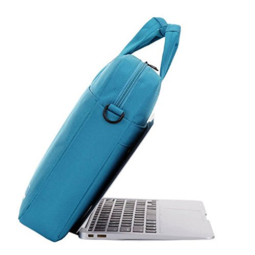 Sidorenko® Notebooktasche Laptoptasche für 15-15,6 “ Zoll ( 38,1-39,6 cm ) mit zwei Innentaschen für Zubehör / Vorder – Rückseite bedruckt - 4