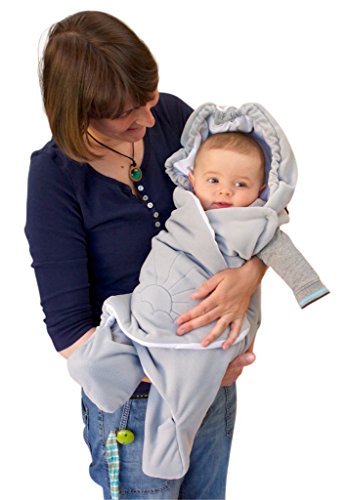 ByBoom® – Einschlagdecke für die Übergangszeit und Sommer für Babyschale, Autokindersitz, z.B. Maxi-Cosi, Römer, für Kinderwagen, Buggy, Babytrage, z.B. Manduca, Babybett - 8