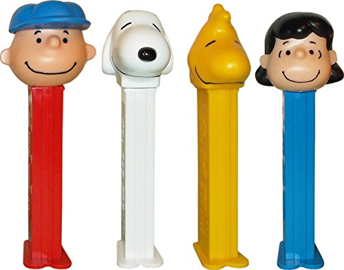 Preisvergleich Produktbild Peanuts Pez Dispenser mit zwei refils (Einzeln Verkauft, Eine zufällige Buchstaben mitgeliefert)
