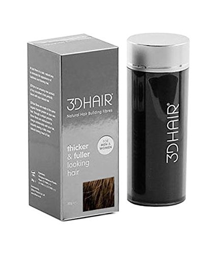 3D Hair - Fibras de pelo marrón oscuro (10 g)