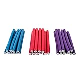 10 Pcs Soft Foam Bendy Twistee Hair Curlers Roller For Hair Dressing College Salon Home DIY Use