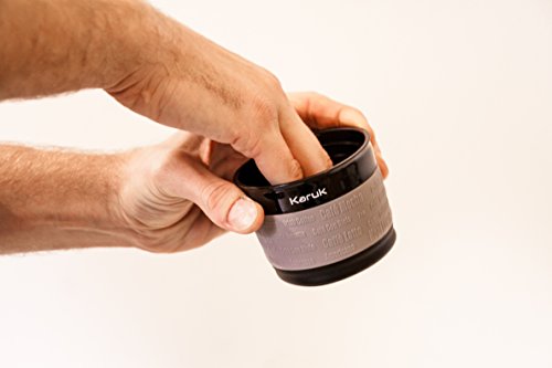 Mehrweg-Kaffeebecher „Kaffeebecher to go“ faltbarer umweltfreundlicher Kaffeebecher aus Silikon 355ml Trinkbecher mit Deckel/ leichter kleiner platzsparender Reisebecher für Reise, Büro, Sport und Outdoor BPA-frei Kaffeebecher to go, Reisebecher, Coffee to go Becher (Schwarz) - 4