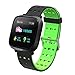 Produktbild Smart Fitsport Fitness Tracker Y8 Smart Uhr Blutdruck Herzfrequenz überwachen Kalorienzähler Schrittzähler Wasserdicht Bluetooth Aktivität Tracker SmartUhr für IOS & Android Smart Handy Grün