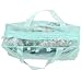 Hengsong--5 Colours transparent PVC waterproof make-up bag/ Travel bag (22*14*9cm) (Green)