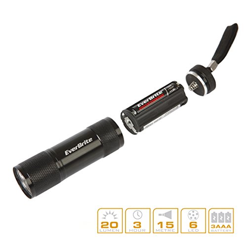EverBrite 18er Mini Aluminium LED Taschenlampe Set mit Umhängeband - 4