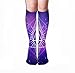 Produktbild HUKEDCQ Men Women Outdoor Sports High Socks Stocking Eye Providence All Seeing Inside Triangle Pyramid Esoteric Symbol Sacred Geometry Background Night Star Sky Tile Length 19.7" in(50cm)