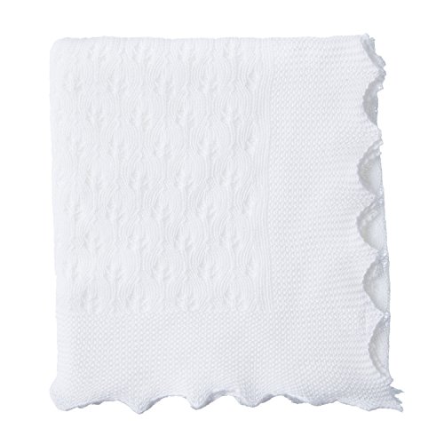 The Wool Company Cotton Christening Shawl