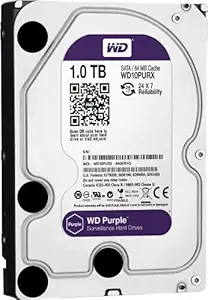 Western Digital WD 1TB Purple Surveillance Internal Hard Drive (WD10PURX)