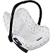 Dooky Infant Car Seat Cover Universal Stylish Protector for Baby Carrier Grey Stars