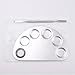 niceEshop(TM) 2Pc Nail Art, Make-up, Eye Shadow Dappen Dish For Paint Color Mixing Palette Set