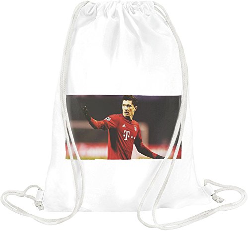 Preisvergleich Produktbild Captain Robert Lewandowski Kordelzugbeutel