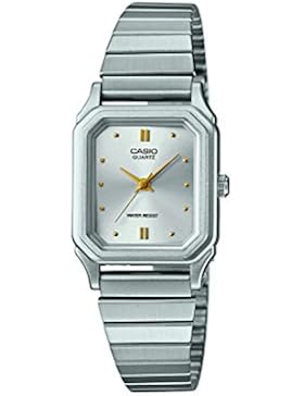 Casio Damen Analog Quarz mit Edelstahl Armbanduhr LQ400D7AEF