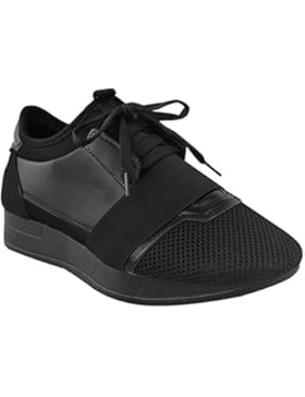 Bali Damen Sneaker mit Schnürung und Stretch-Band
