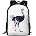 Produktbild HOJJP Schultasche Most Durable Lightweight Classic Water Resistant School Backpack Ostrich Bird