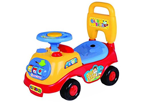 FiNeWaY@ MY FIRST RIDE ON KIDS TOY CARS BOYS GIRLS PUSH ALONG TODDLERS INFANTS CHILDREN (RED)